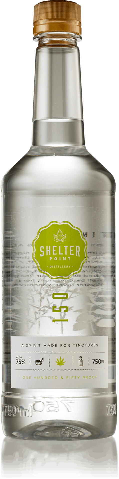 Shelter Point barley vodka distilled to the peak of perfection